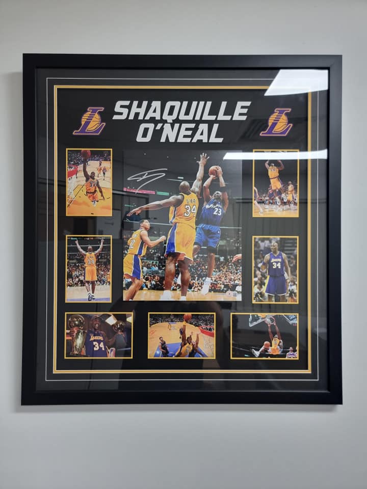 Shaquille O’Neal Signed Frame