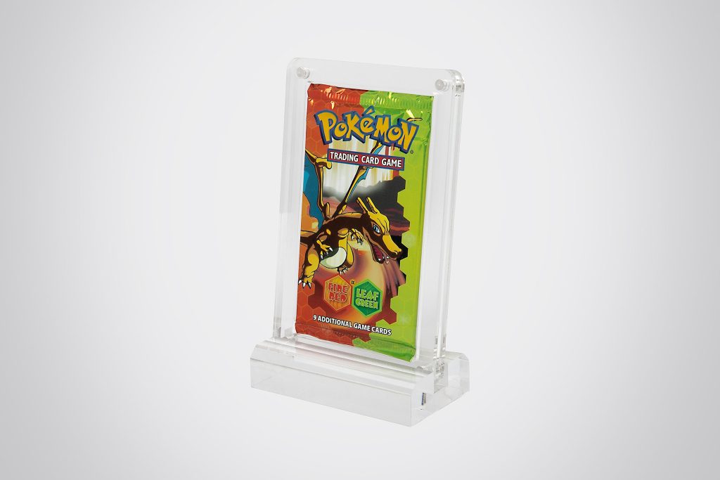 Single Pokémon Booster Pack Acrylic Case