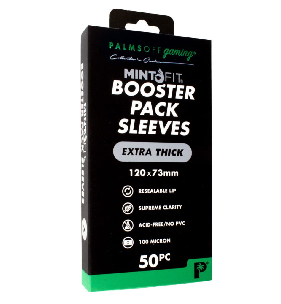 Booster Pack Mint-Fit Sleeves – Extra Thick 50pc