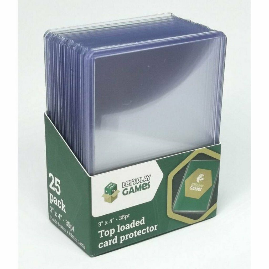 LPG Top Loaded Card Protector 3″x4″ 25 Pack