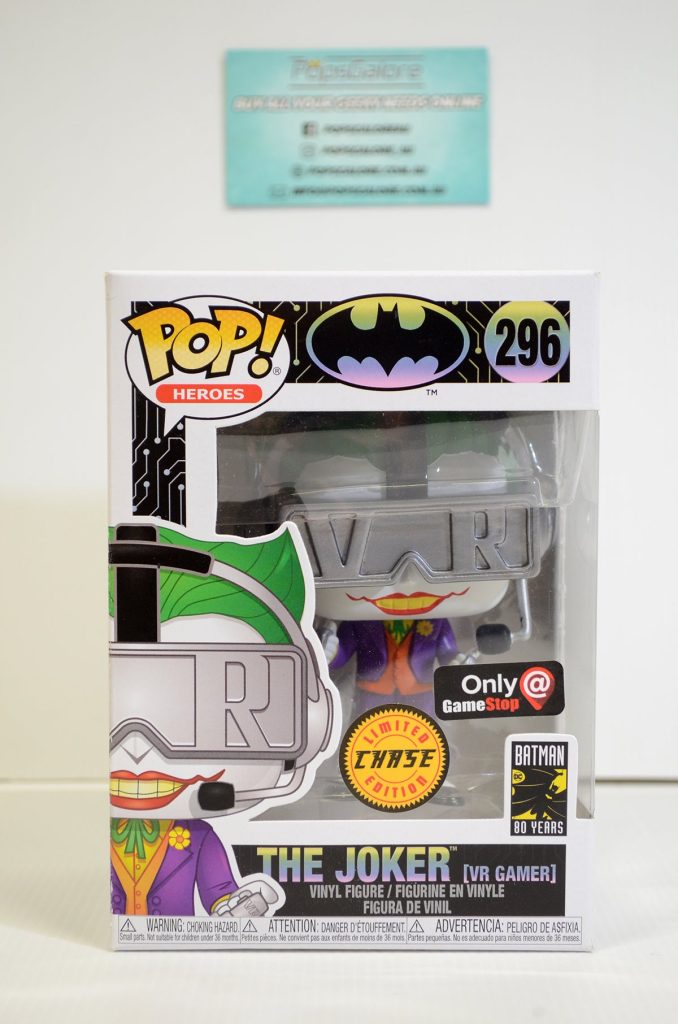 Batman: The Joker “VR Gamer” #296 (Limited Edition Chase & Gamestop) – Pop Vinyl
