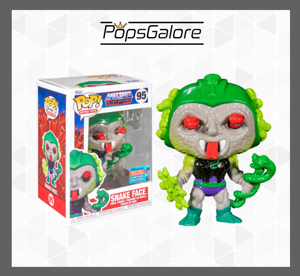 Masters of the Universe – Snake Face #95 (NYCC Fall Convention 2021) – Pop Vinyl