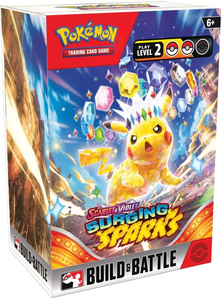 [Pre-Order] Pokemon TCG: Scarlet & Violet 8 – Surging Sparks Build & Battle Box