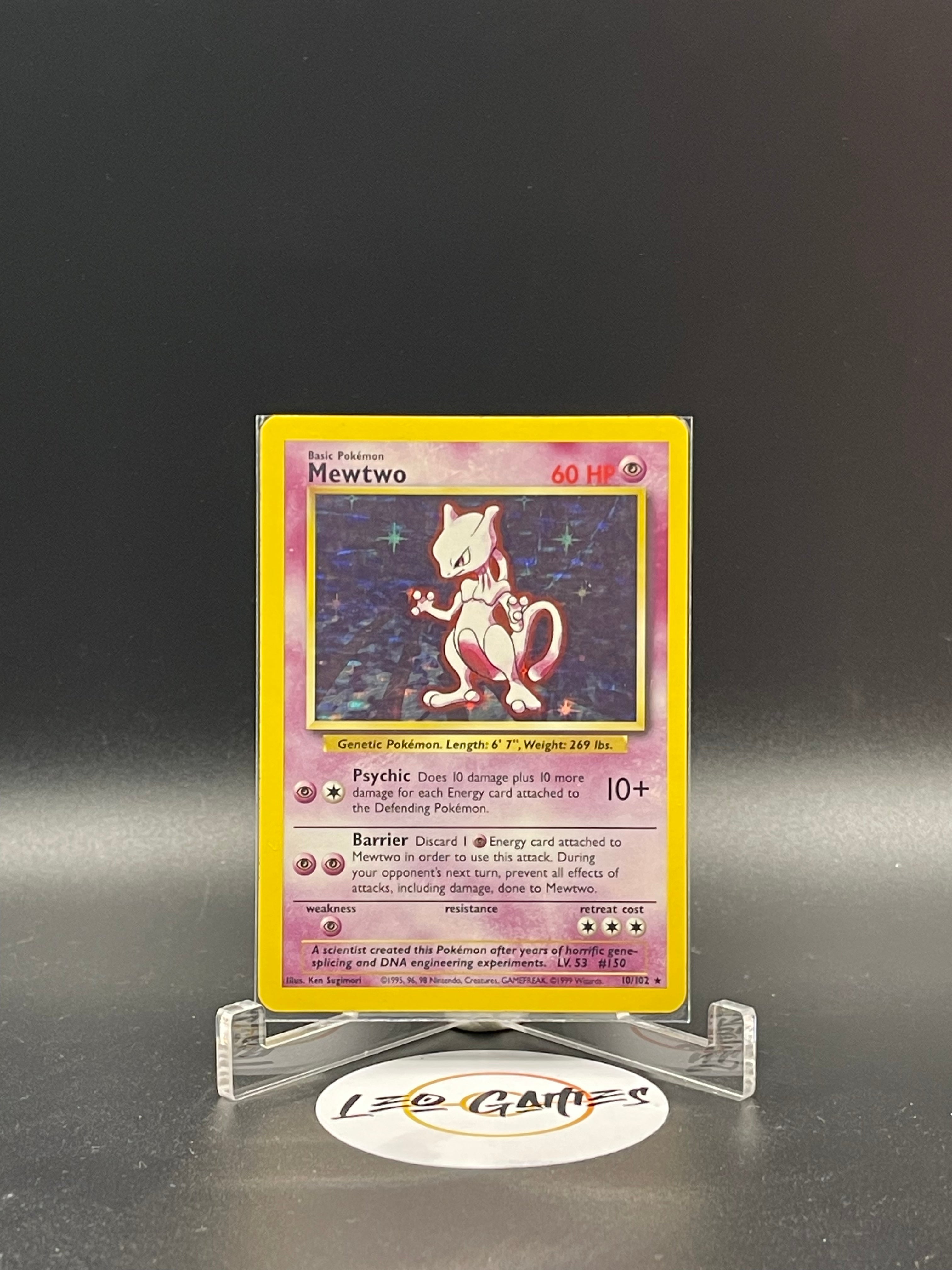 Mewtwo Holo 10/102 [Base Set Unlimited]