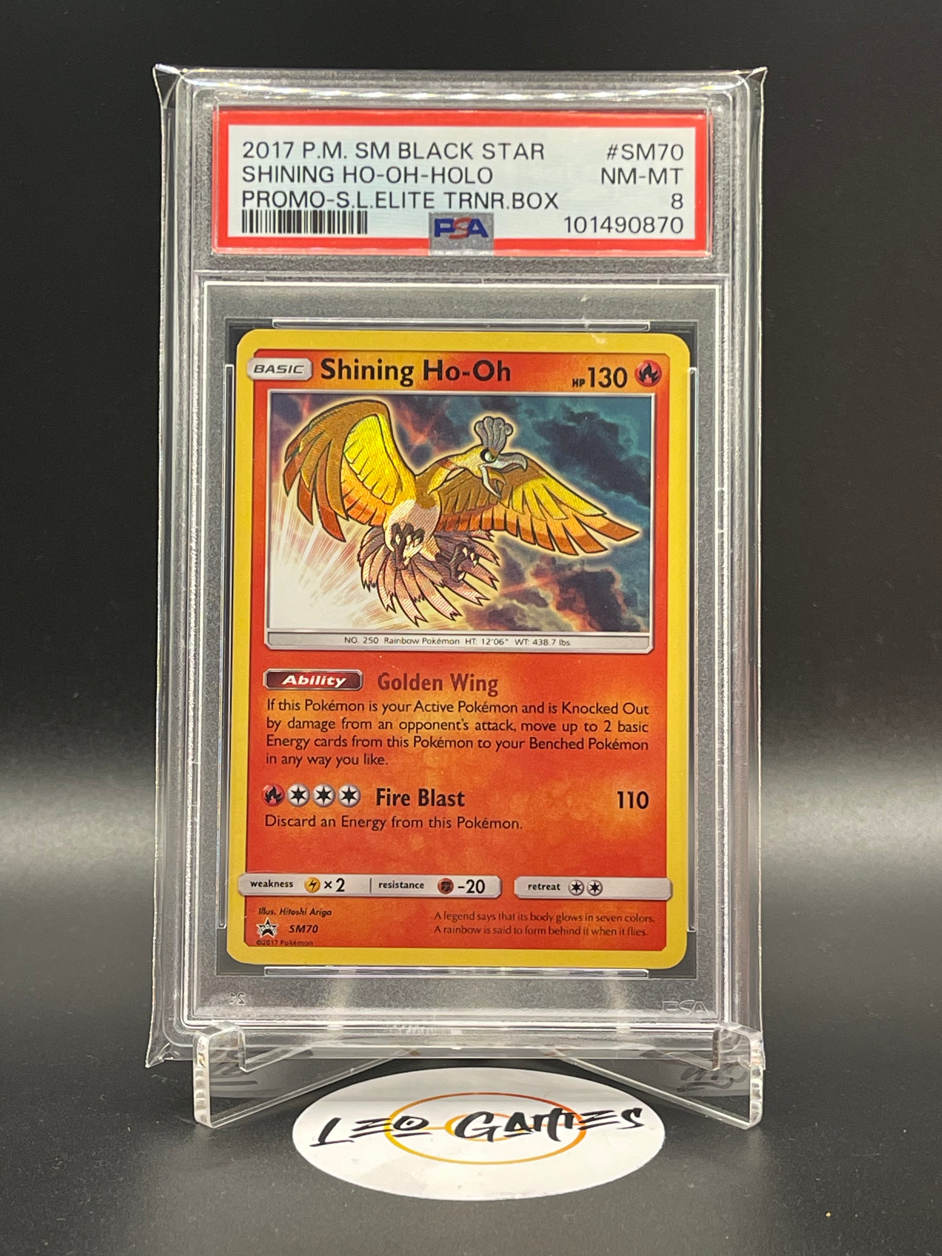 2017 Shining Ho-Oh SM70 [Promo] PSA 8