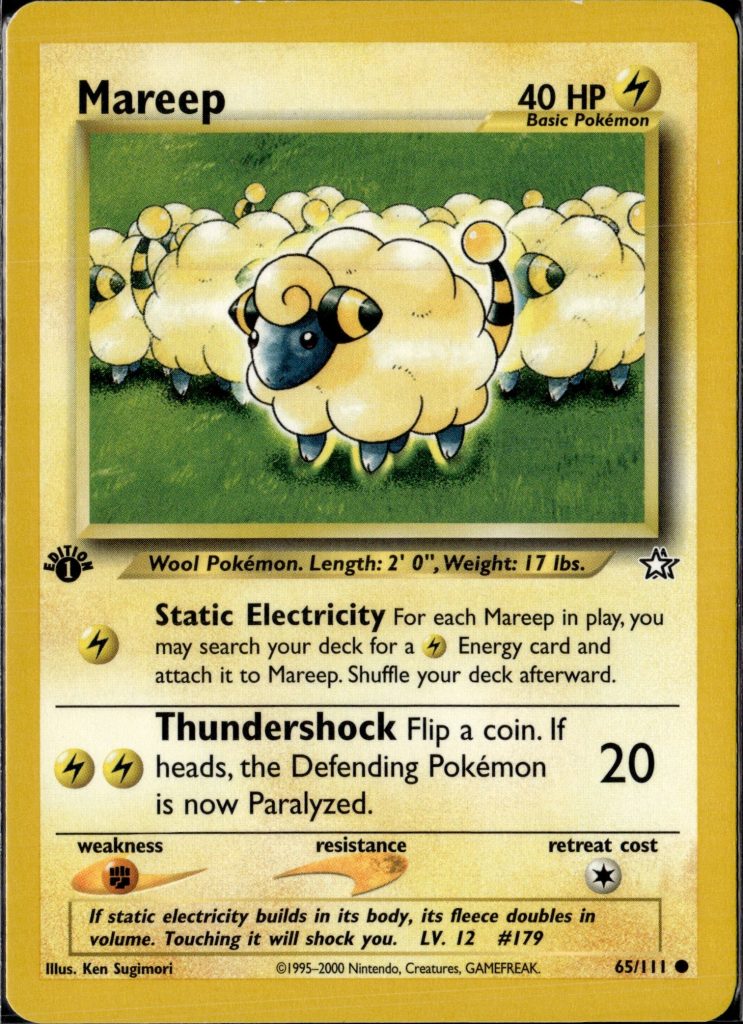 Mareep 65/111 1st Edition [Neo Genesis]