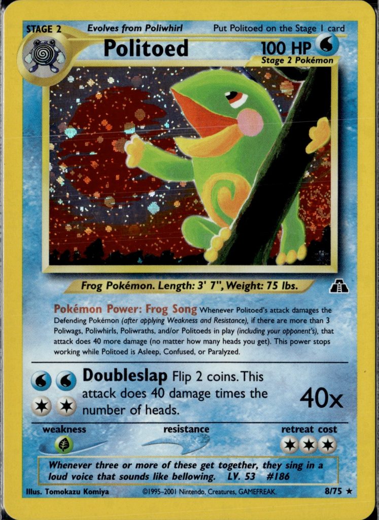 Politoed Holo 8/75 [Neo Discovery]