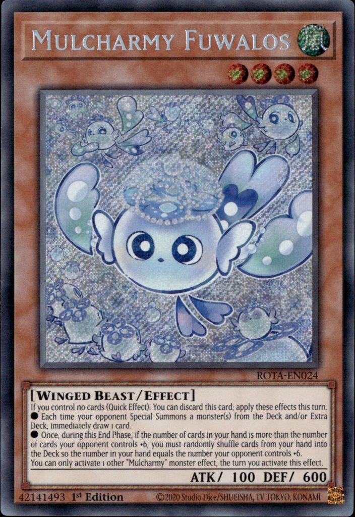 Yu-Gi-Oh! Mulcharmy Fuwalos 1st Edition ROTA-EN024 Secret Rare
