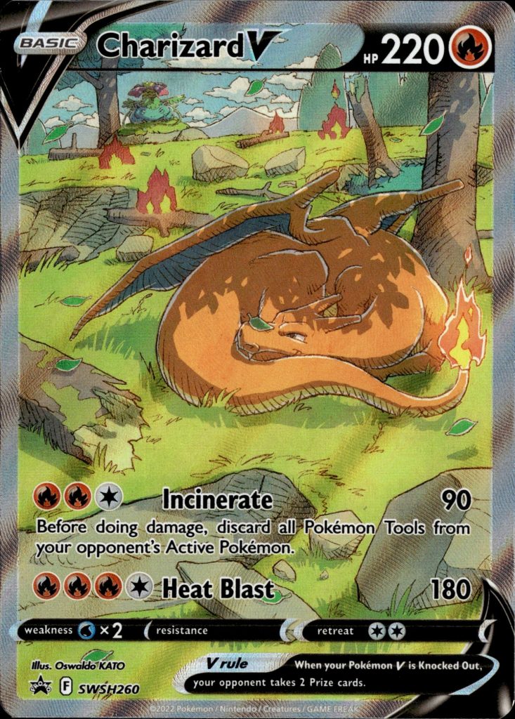 Charizard V Black Star Promo SWSH260