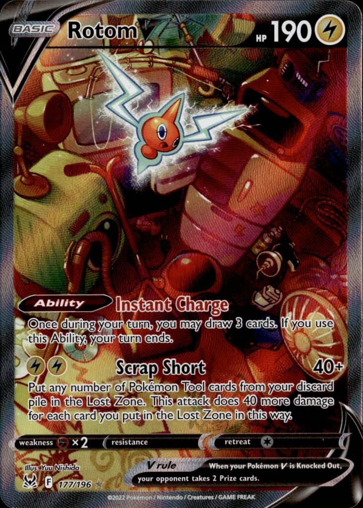 Rotom V 177/196 [Lost Origin]