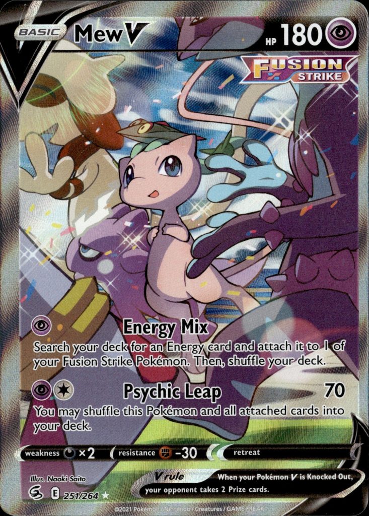 Mew V 251/264 [Fusion Strike]