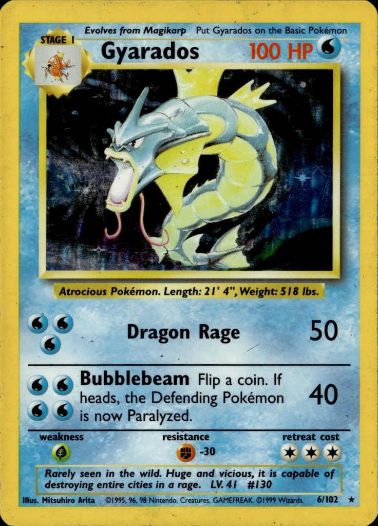 Gyarados Holo 6/102 [Base Set Unlimited]