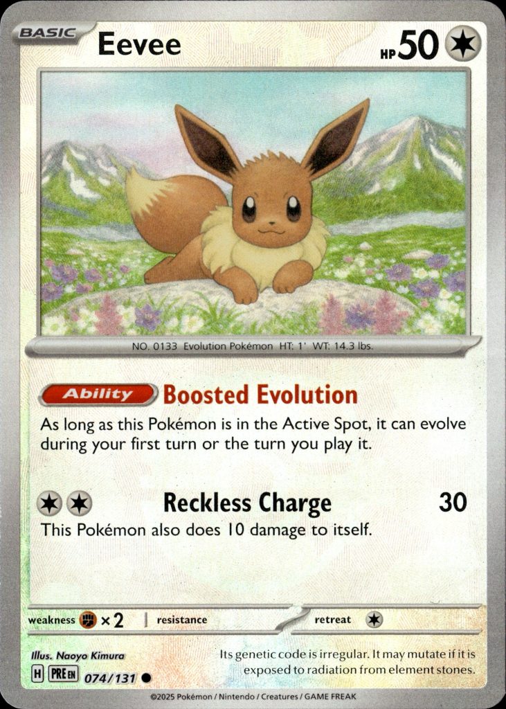 Eevee Masterball Holo 074/131 [Prismatic Evolutions]