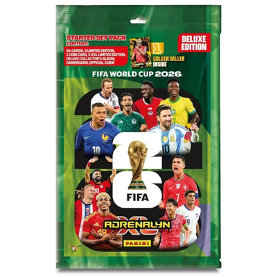 Panini Adrenalyn XL FIFA World Cup 2026 Trading Cards Starter Pack