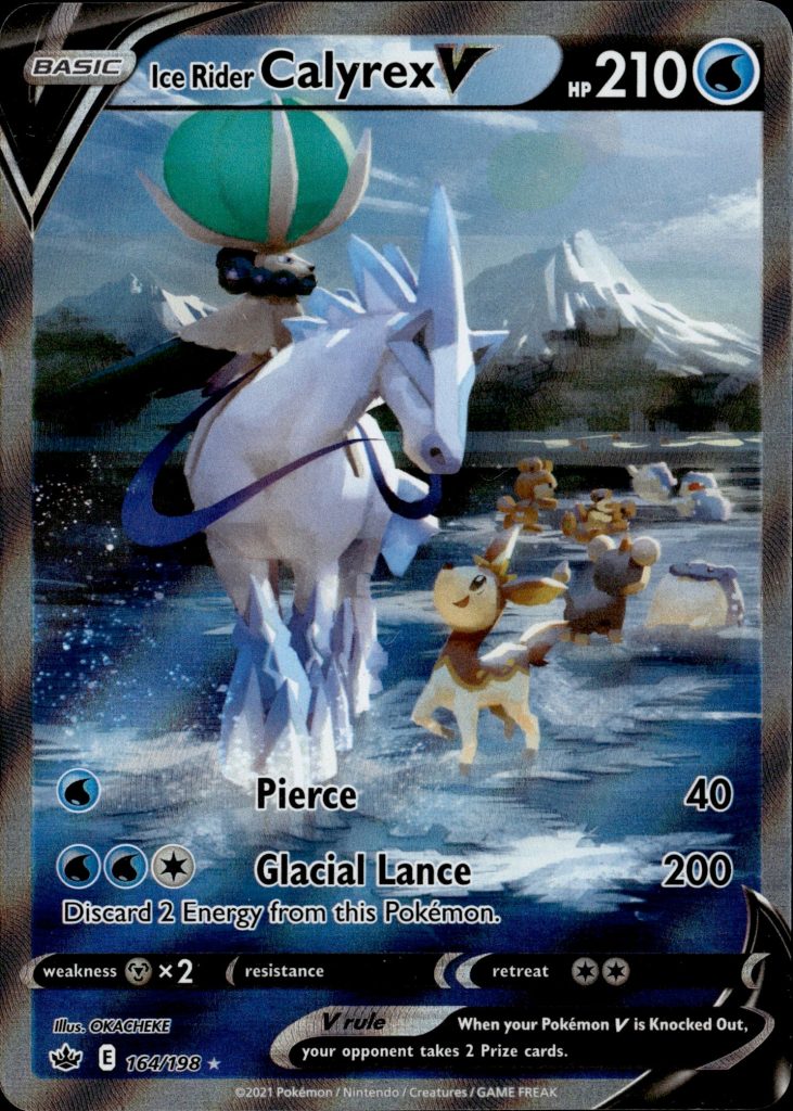 Ice Rider Calyrex V 164/198 [Chilling Reign]