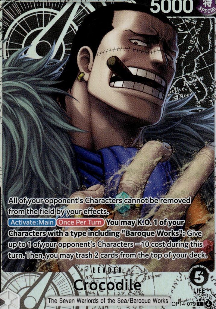 Crocodile OP14-079 Alternate Art