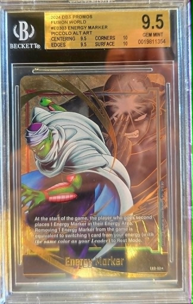 2024 Dragon Ball Super Energy Marker Piccolo Alternate Art Gem Mint 9.5 Beckett