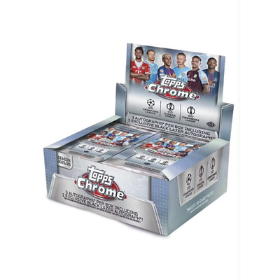 2025/26 Topps Chrome UEFA Club Competitions Soccer Jumbo Box
