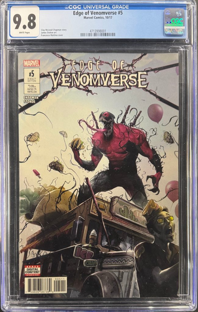Edge Of Venomverse #5 10/17 CGC 9.8