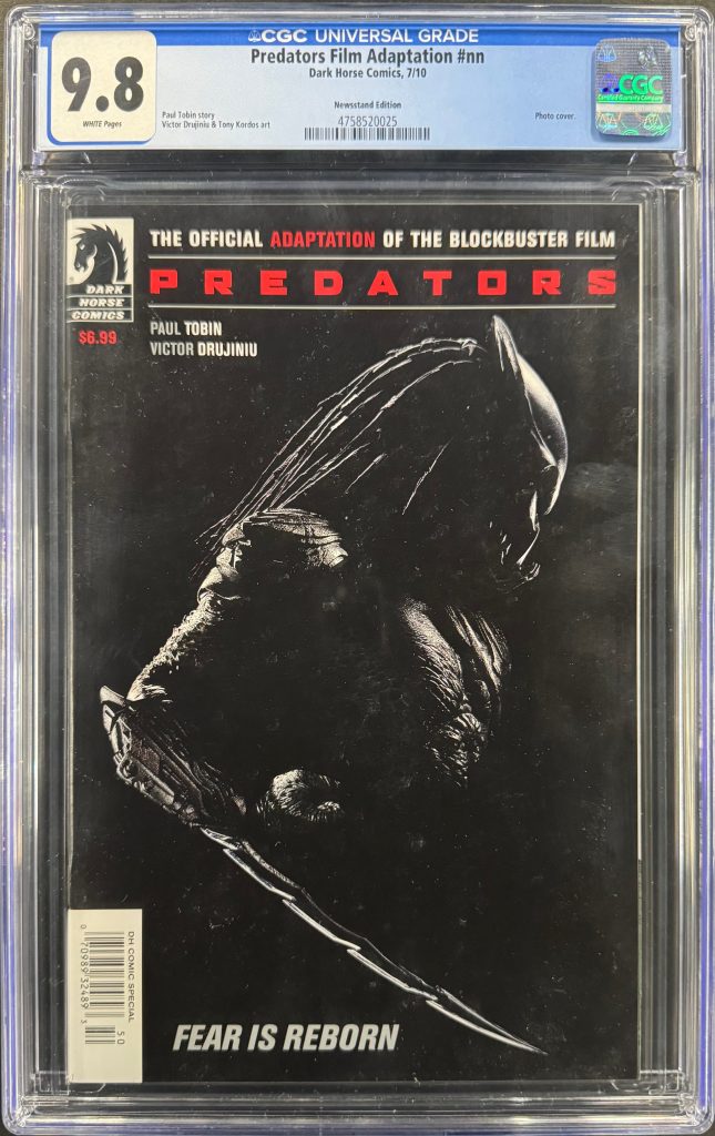 Predators Film Adaptation #nn 7/10 CGC 9.8