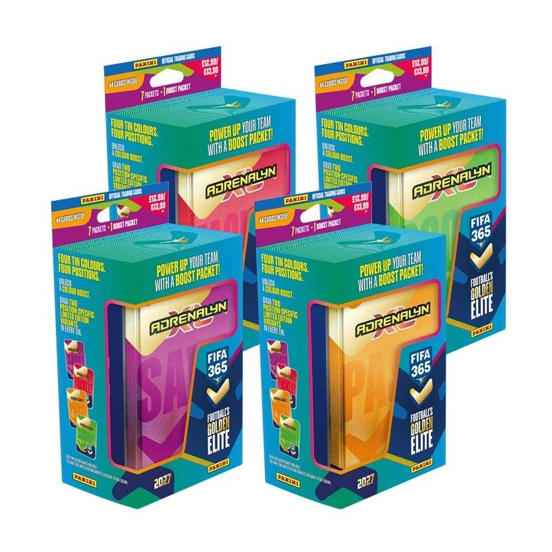 Panini 2027 FIFA 365 Adrenalyn XL Trading Cards Classic Tin (Assorted)