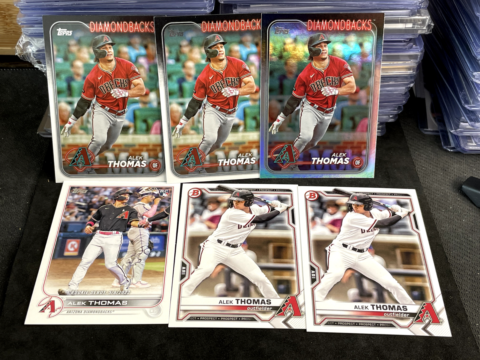 6-Card-Alek-Thomas-Rookie-Prospect-Lot-1-2024-Topps-Series-One-Silver-Foil-315260234780
