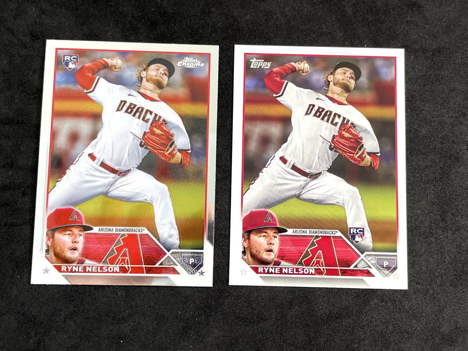 10-Card-Ryne-Nelson-Rookie-Lot-9-Chrome-1-Paper-Arizona-Diamondbacks-315260236712-2