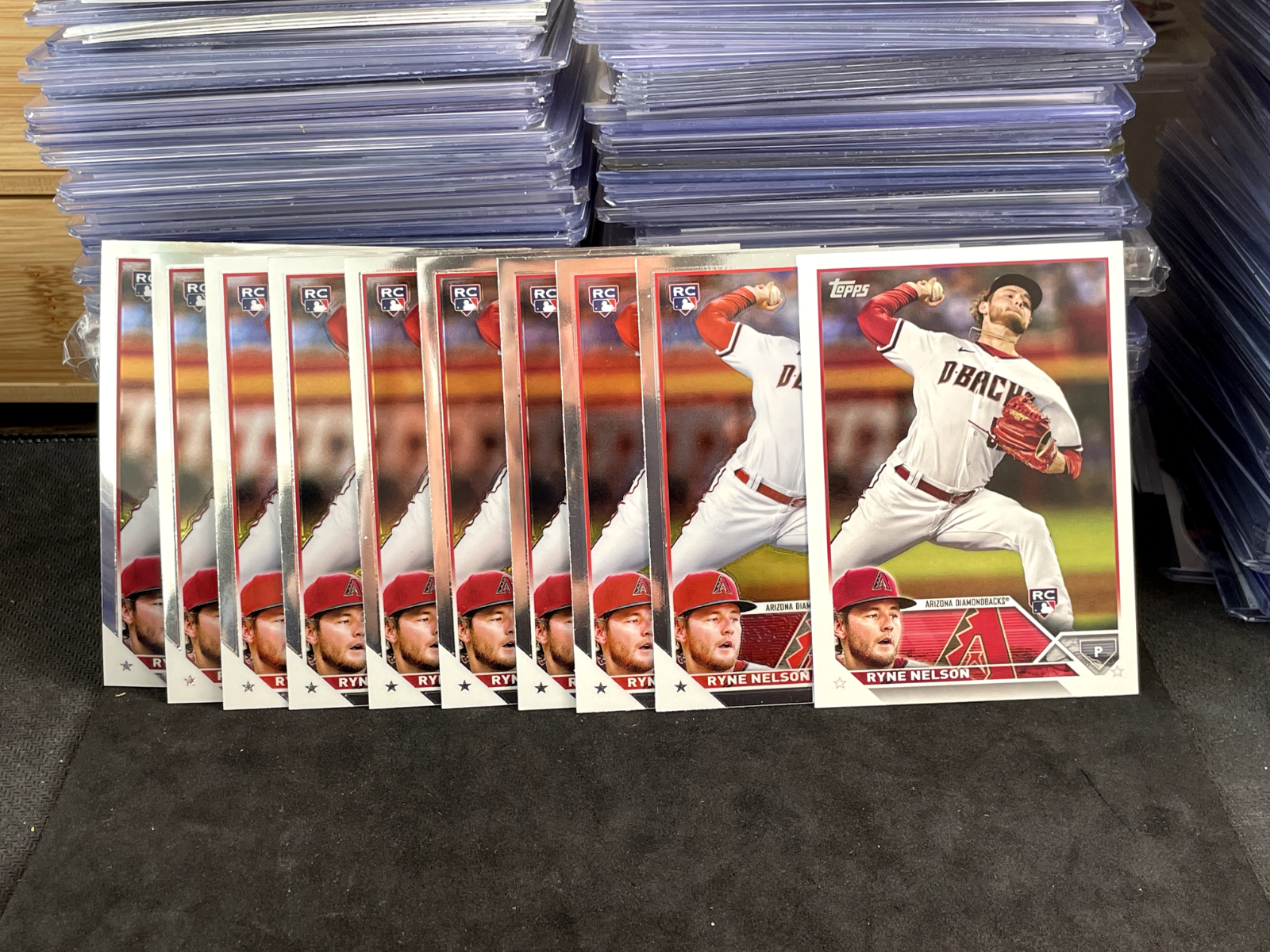 10-Card-Ryne-Nelson-Rookie-Lot-9-Chrome-1-Paper-Arizona-Diamondbacks-315260236712