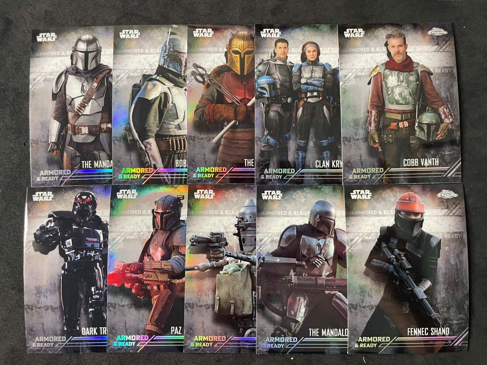 2022-Topps-Chrome-The-Mandalorin-Armored-Ready-Complete-Insert-Set-AR1-10-No2-315311200293