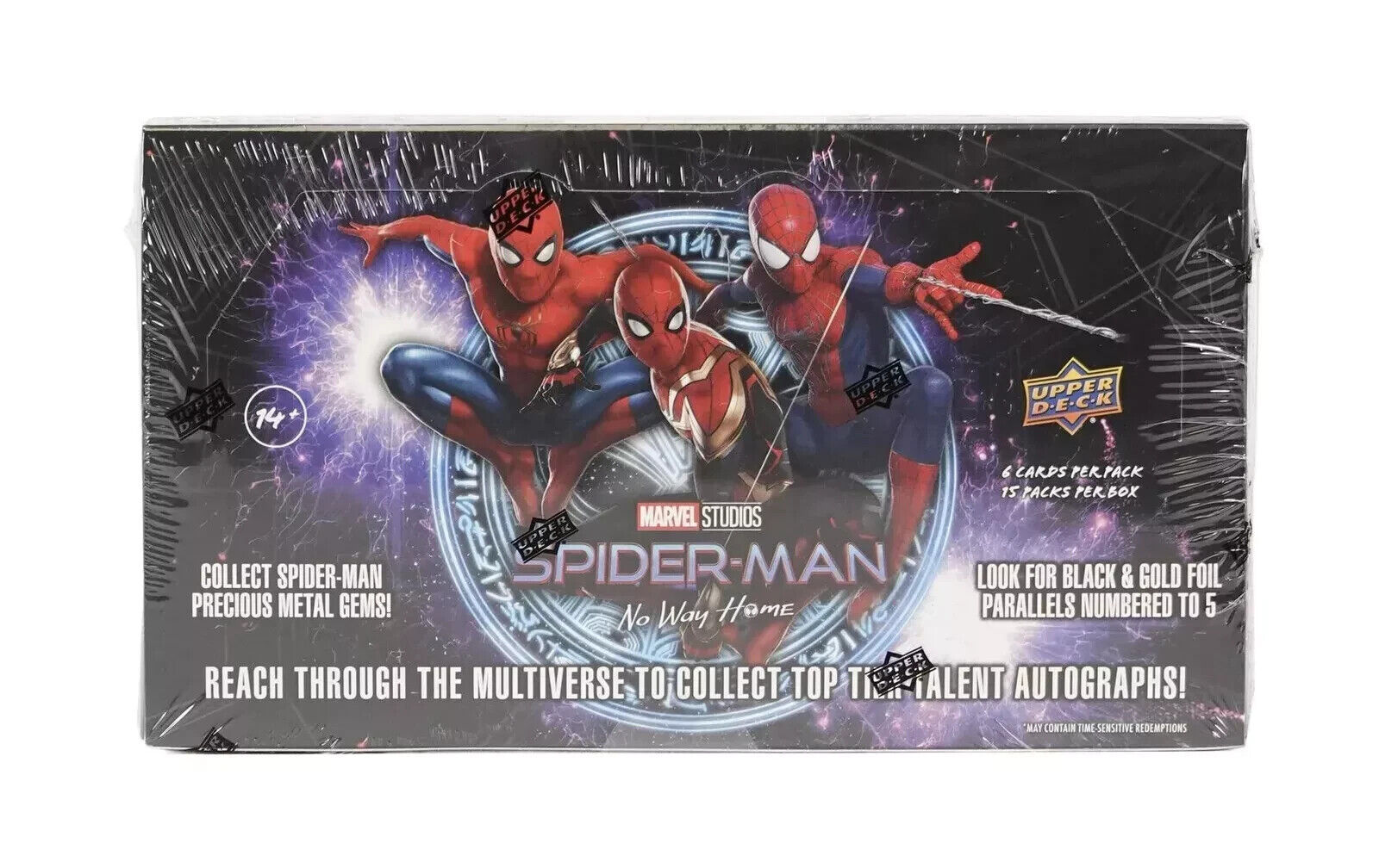 Marvel-Studios-Spider-Man-No-Way-Home-Hobby-Box-Upper-Deck-2023Factory-Sealed-226345580944