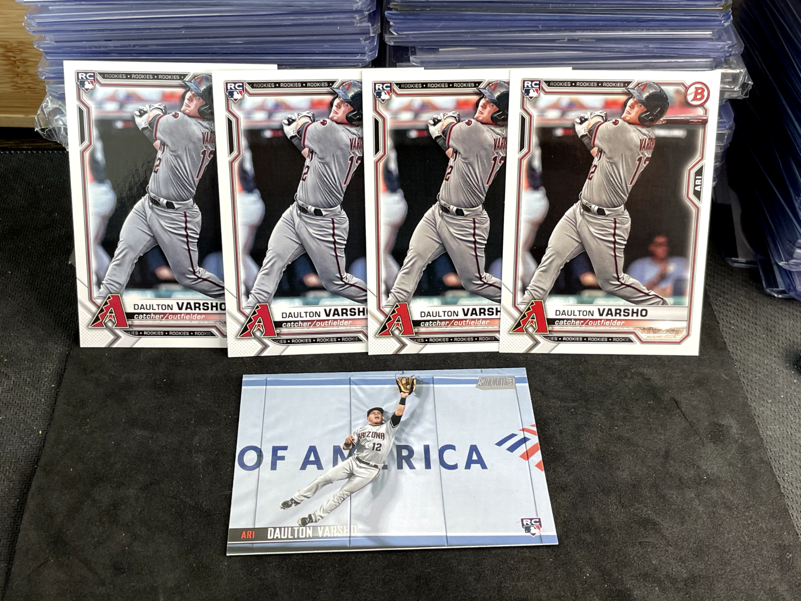 5x-Card-Daulton-Varsho-Rookie-Card-Lot-BowmanStadium-Club-Diamondbacks-315260235419